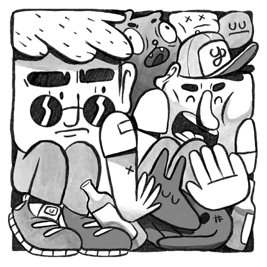 Ilustración de los personajes de Yeah